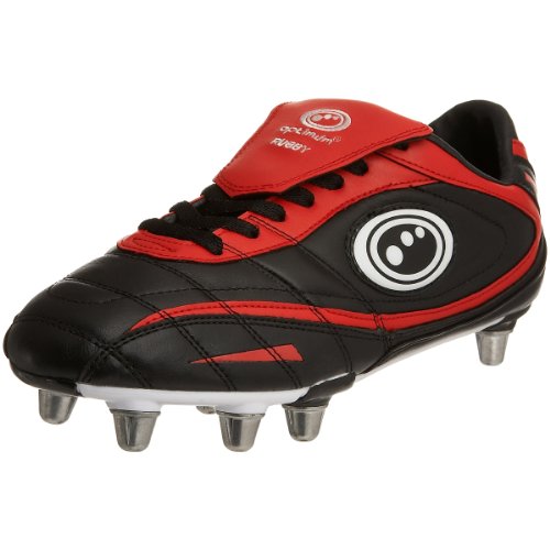 Optimum Men's Inferno Black/Red Rugby Boot RBI2S12 12 UK Optimum Men's Inferno Black/Red Rugby Boot RBI2S12 12 UK