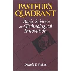 Pasteurs Quadrant: Basic Science and Technological Innovation