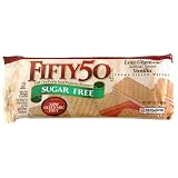 Fifty-50 Wafers, Vanilla, 3.5-Ounce, 8-Count Bags