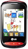 LG T310 Cookie Style black & red
