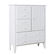 Country Lane Vintage White Armoire