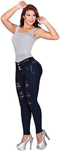 Posesion Colombian Push Up Jean 7525 - Dark Denim - Size 11-12 USA (16 Colombia)