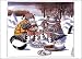 Kliban Cat Christmas Cards - Cat Tea