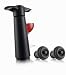 Vacuvin Wine Saver Gift Pack Plastic Black with 2 Bottle Stoppers 22.5 cm x 8.5 cm x 4.3 cm