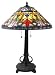 Tiffany Style Stained Glass Lamp ELEGANT, HIGHEST QUALITY ON THE WEB! Image