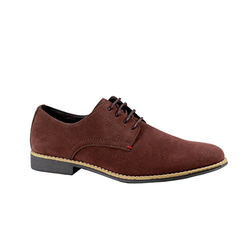 Arider COOPER-02 Men's Low Top Casual Suede Shoes - COFFEE