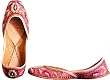 Handcrafted Casual Footwear Beaded and Embroidered Leather Shoes for Women Available in Various Sizes