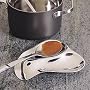 RSVP Stainless Steel Double Spoon Rest