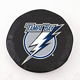 NHL Tampa Bay Lightning Tire Cover Color: Black, Size: E10