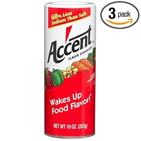 Ac'cent Flavor Enhancer, 10-Ounce Containers (Pack of 3)