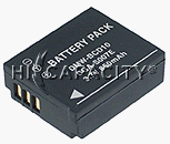Hi-Capacity Camera battery for: Panasonic Lumix DMC-TZ1