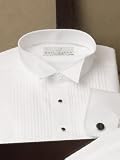 Tuxedo Shirt - Wing Collar Tuxedo Shirt 1/4 Pleat 65% Polyester 35% Cotton