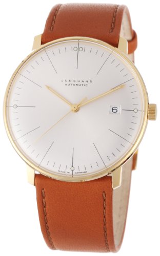 Junghans  Herrenarmbanduhr MAX BILL Automatik GOLD 10 MIC Analog 027/7700.00