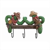 Cowboy Cactus Hooks Plaque