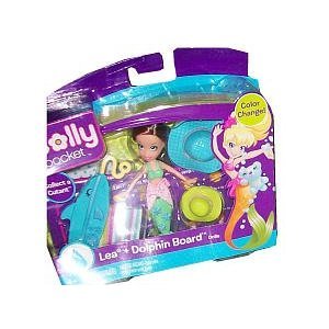 Polly Pocket Cutants Doll and Pet - Lea & Dolphin Board