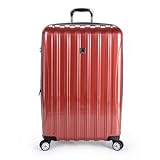 Delsey Helium Aero 29 Inch Expandable Spinner Trolley, Red, One Size