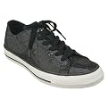 Women's Converse&reg; One Star&reg; Sparkle Oxfords - Black