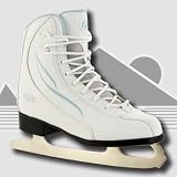 LAKE PLACID - SPIRIT 500 ADULTS ICE SKATES WHITE SIZE UK7