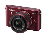 Nikon - 1 J2 - Bo�tier 1 J2 + 1 Nikkor VR 10-30 mm f/3.55.6 - 10,1 Mpix - Rouge Grenat