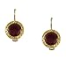 NAVA ZAHAVI- Round Ruby Earring