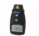 Non-contact Digital LCD laser IR Photo tachometer Hand held optical 5-100000 RPM VC-623
