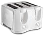 Toastmaster T2040W 4-Slice Toaster with Extra-Wide Auto-Adjusting Slots