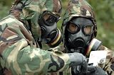 Explosive Ordnance Technicians Run Tests on Substances. - 60