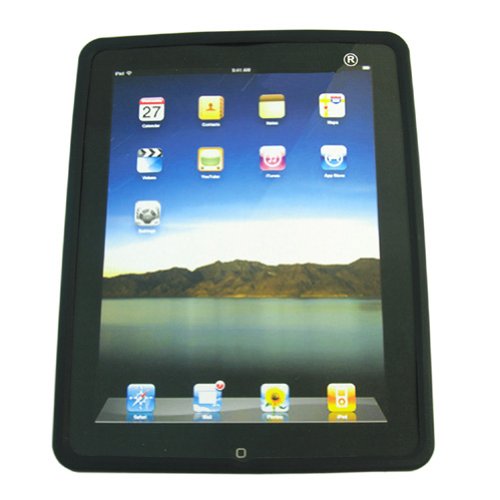 Bluetrade Silikon Tasche f&uuml;r Apple iPad schwarz Preisvergleich