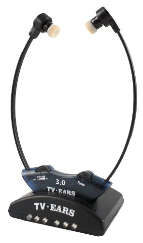  TV Ears 11341 3.0 Wireless Headset System, Black 