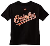 MLB Baltimore Orioles Official Wordmark Short Sleeve Basic Tee Boys'