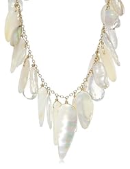 Dana Kellin Incredible with Moonstone, Quartz, Mother of Pearl, and Pearl Necklace, 17.25"