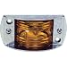 Peterson Manufacturing Steel-Armored Amber Marker Light - 12 Volt