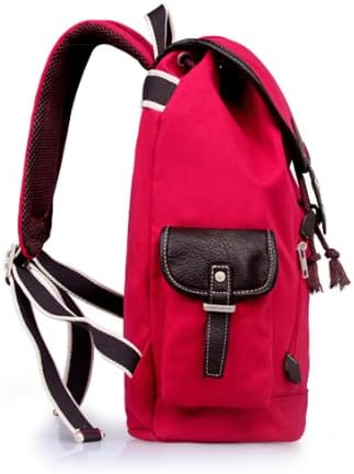 Icon Fashion Canvas Backpack for College Best Drawstring Backpack for Women/men (Hot pink)