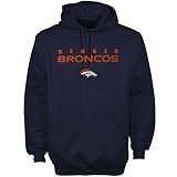 Denver Broncos Navy Blue Critical Victory Hoody Sweatshirt