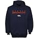 Denver Broncos Navy Blue Critical Victory Hoody Sweatshirt