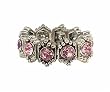 Ring - R8 - Swarovski(tm) Crystal Stretch - Size Med ~ Lt. Rose