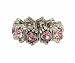 Ring - R8 - Swarovski(tm) Crystal Stretch - Size Med ~ Lt. Rose