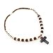 Jewelry : Surfer Dude Men's Cross Beaded Necklace