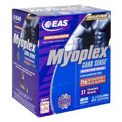 EAS Myoplex Carb Sense Nutrition Shake, Chocolate Cream 20 - 1.5 oz (42 g) servings [1 lb... by EAS, Inc.
