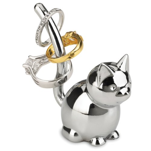 Umbra Zoola Cat Ring Holder, Chrome