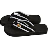 NHL Chicago Blackhawks Unisex Basic Flip Flop - Black (X-Small)