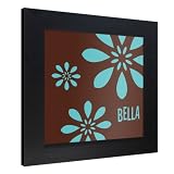 Three Flowers Framed Print Nursery Wall Art