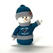 San Jose Sharks NHL Animated Dancing Snowman (9")