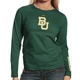 Nike Baylor Bears Ladies Green 2010 Classic Logo Long Sleeve T-shirt