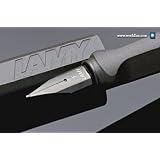 Lamy Safari Charcoal Fountain Pen - Charcoal, Broad Nib L17B