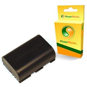 PowerPlanet LP-E6, LP E6 (3347B001AA) Camera Battery for CANON EOS 5D Mark II, 5D Mark III, 7D, 60D Digital SLR - Fully 100% compatible - charges on any charger
