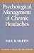 Psychological Management of Chronic Headaches (Treatment Manuals for Practitioners)