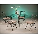 Kayak Point 5 Piece Dining Set in Phantom