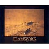 Teamwork (Rowers) Art Poster Print - 19x13