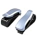 Amico Light Blue Plastic Car Vehicle Sunglasses Clip Holder 2 Pcs